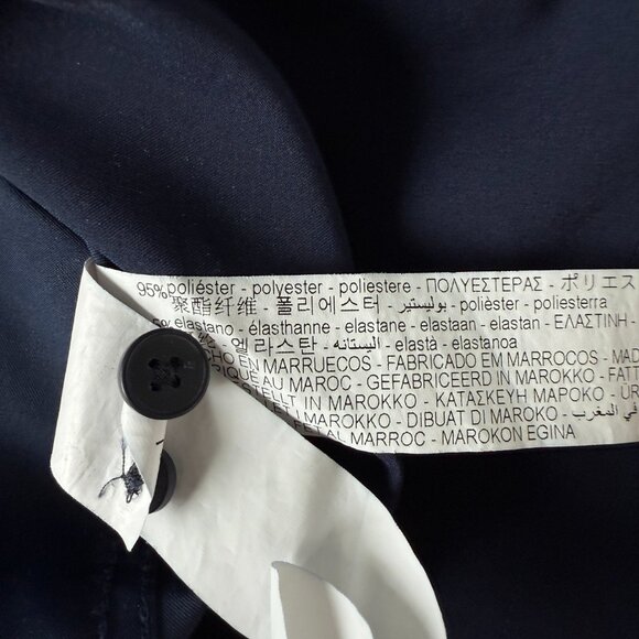 Zara Men's Navy Dress Shirt - Picture 4 of 5